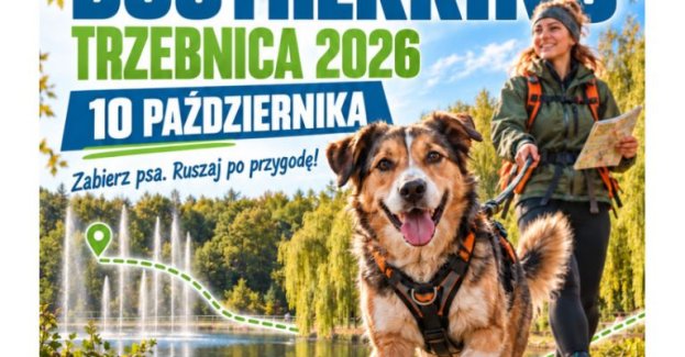 10 października 2026 r. w Trzebnicy odbędzie się Dogtrekking dla osób, które chcą aktywnie spędzić czas z psami. Uczestnicy będą mogli wybrać trasę o długości około 7 km lub 14 km, a udział jest bezpłatny.